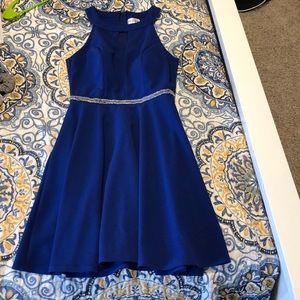 Royal blue dress